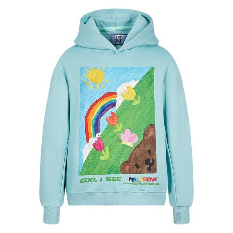 DONSMOKE-RAINBOW-GARDEN-CRAYON-HOODIES-BLUE