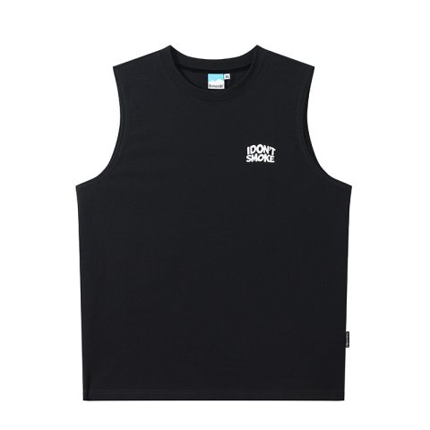 DONSMOKE-BASIC-LOGO-VEST-BLACK